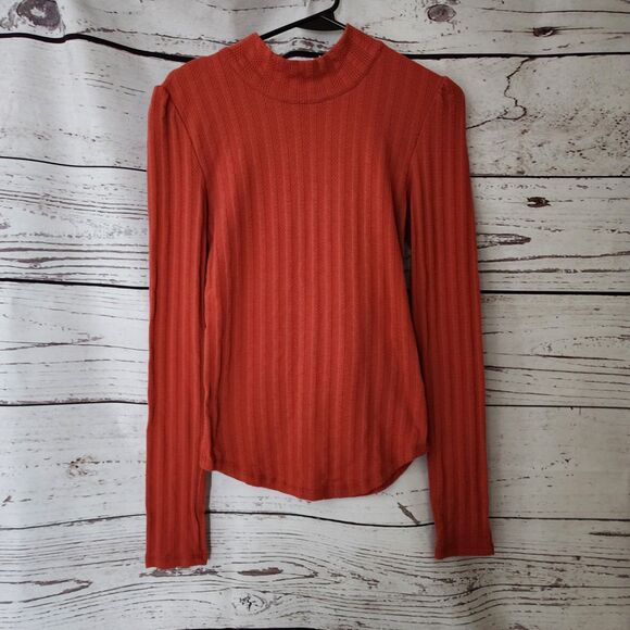 Free People Red Party In The Back Shirt Small NWT - Picture 2 of 7